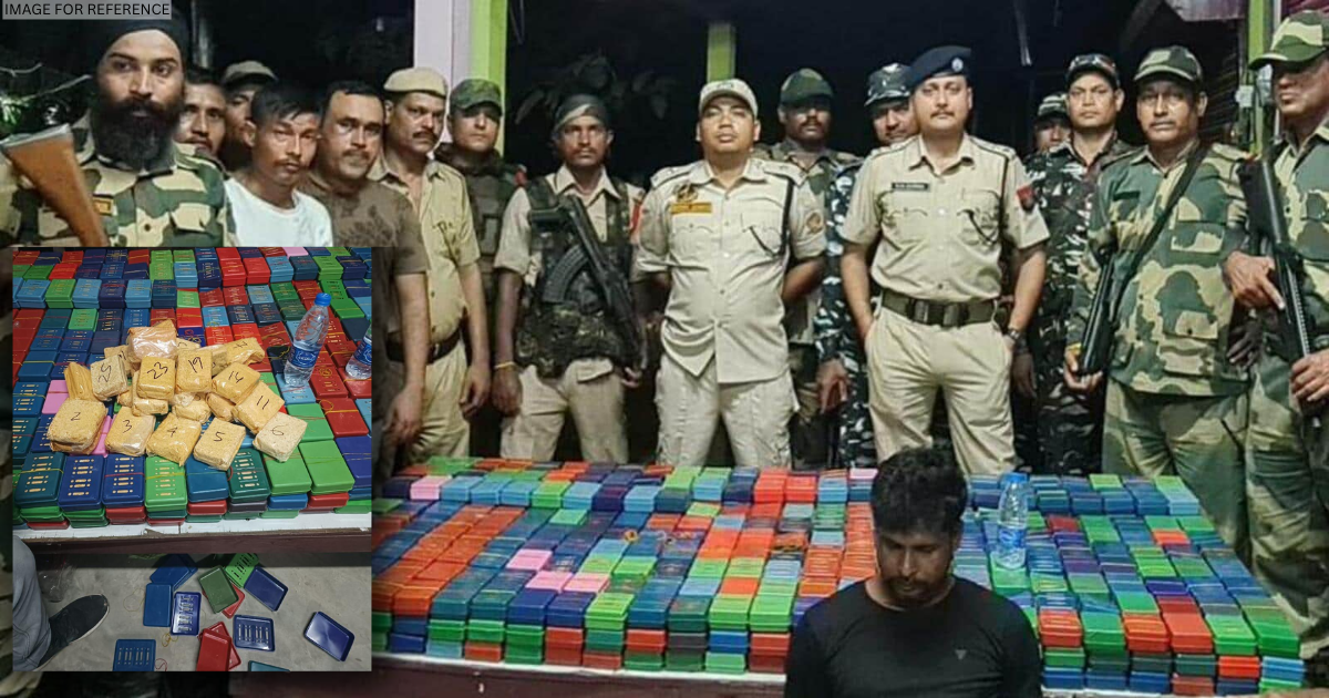 BSF seizes over 9 kg heroin hidden in 764 soap cases in Assam; one held